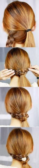 tutorial de penteado de trança simples